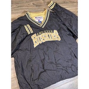 Andover Huskies Vintage Champion Nylon Pullover XL